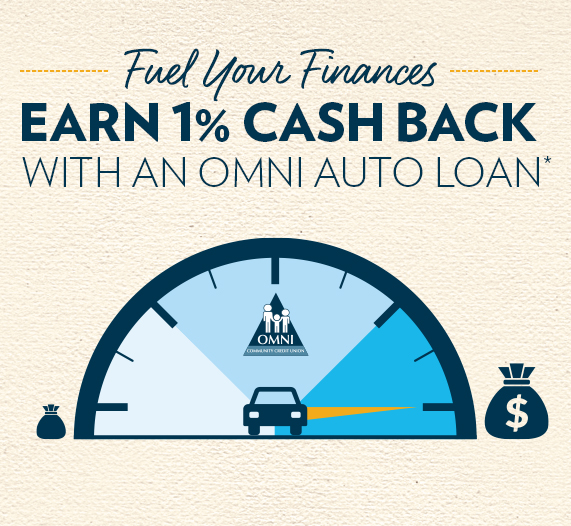 Fuel Your Finances and Earn 1% Cash Back With An OMNI Auto Loan